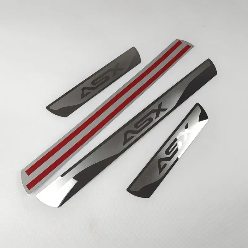 Автомобильная наклейка для Mitsubishi ASX накладка на порог защитная пластина