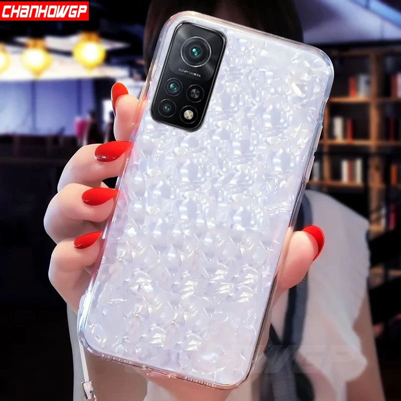 Чехол для Redmi Note 11 Pro Funda Блестящий Мягкий чехол телефона Xiaomi 10 10s прозрачная задняя