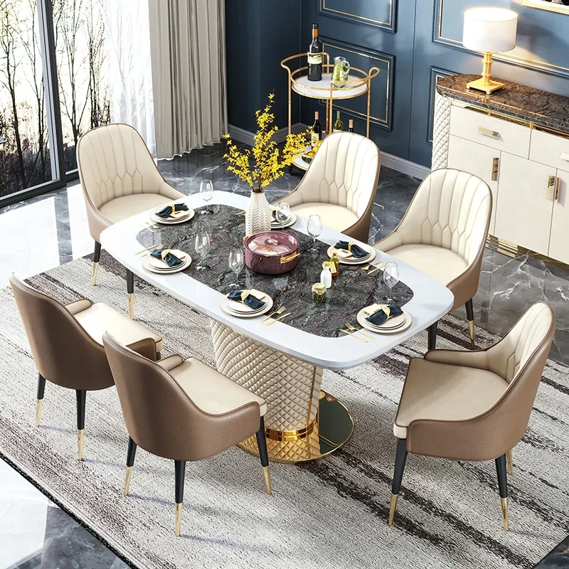 Современные обеденные столы роскошная дешевая мебель для дома столовая рама из