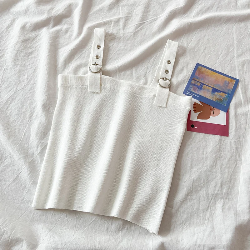 Женские летние топы 2022 футболка без рукавов с квадратным вырезом кроп-топ