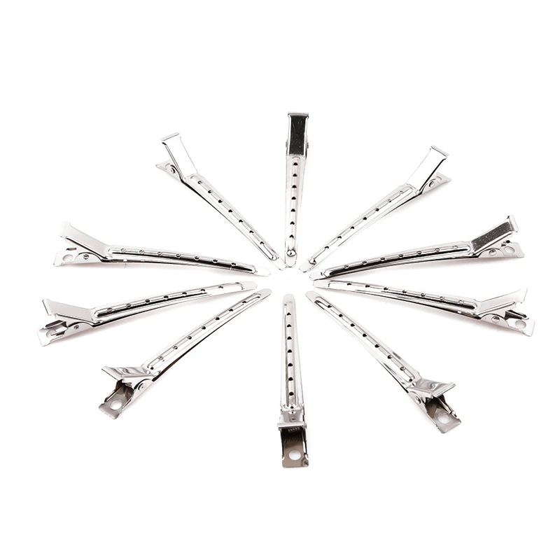 

10PCS Stainless Hairdressing Clips New Hair Clips Barrettes Headwear Clamp Salon Hairpins Hair Accessories DIY Hair Styling Tool