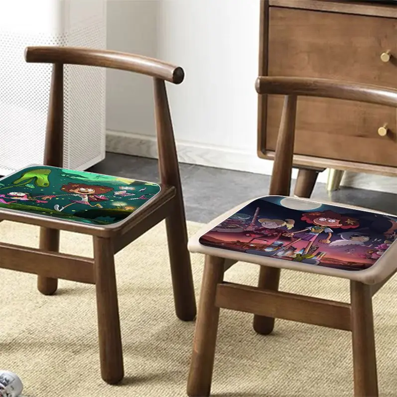 

Disney Cartoon Amphibia Chair Mat Soft Pad Seat Cushion For Dining Patio Home Office Indoor Outdoor Garden Garden Cushions