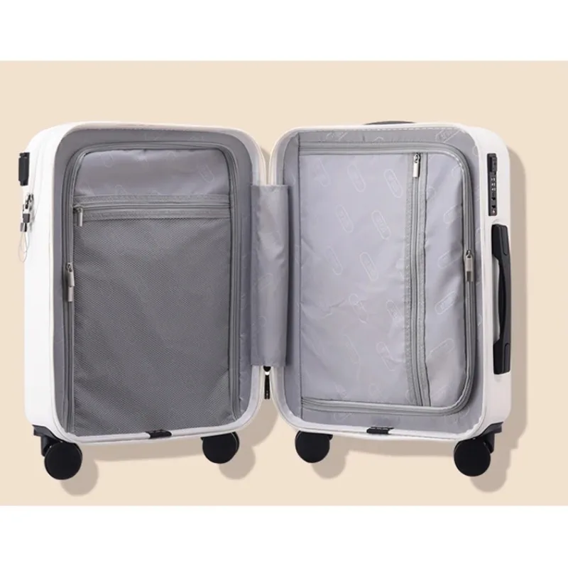 Новинка 20/24/26/28 дюймов передний открывающийся посадочный чемодан для мужчин и