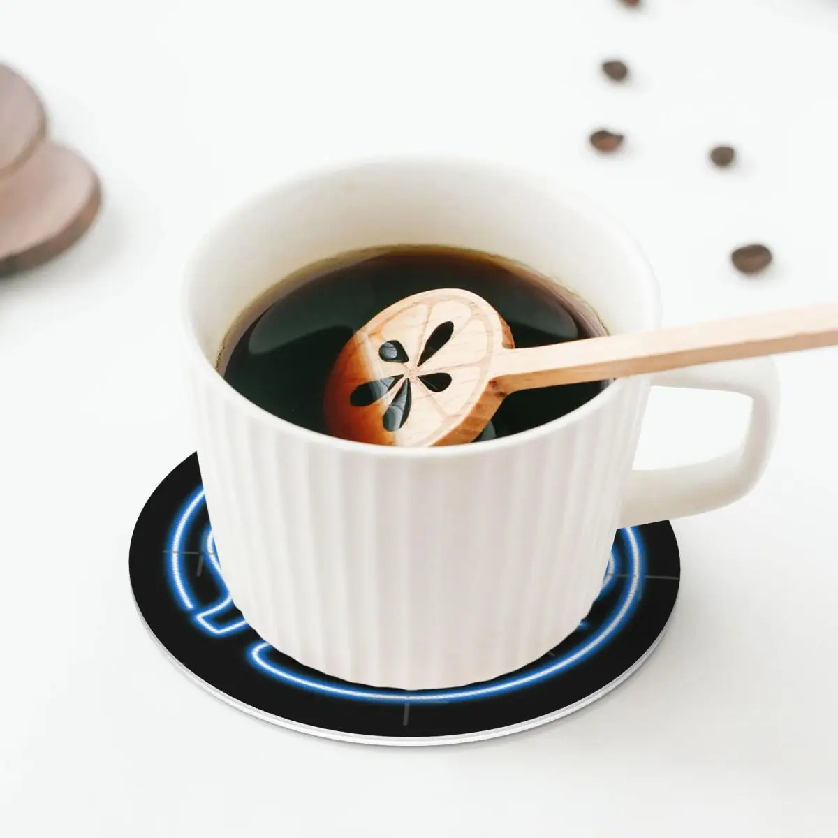 Seb S - La Land Кожаные подставки для кухонного бара (4 шт. в упаковке)