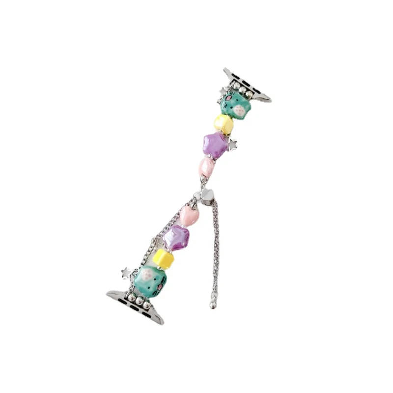Браслет Lucky Star для Apple Watch Band ювелирный браслет Iwatch 8 7 6 5 4 Se 3 45 мм 44 41 40 49 42 38