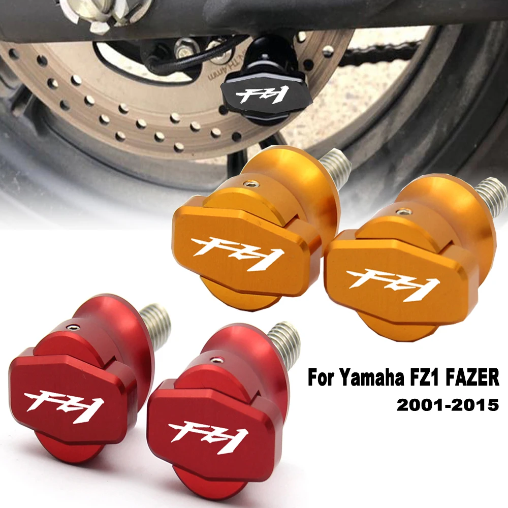 

For Yamaha FZ1 FAZER 2001-2015 M6 Aluminum Stand Swingarm Spools Slider 6mm