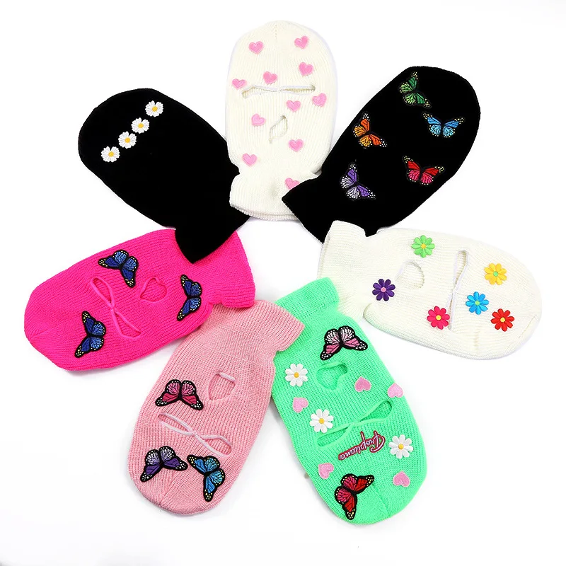 Закрывающая на все лицо Лыжная маска раньше Балаклава с 3 отверстиями Зимняя