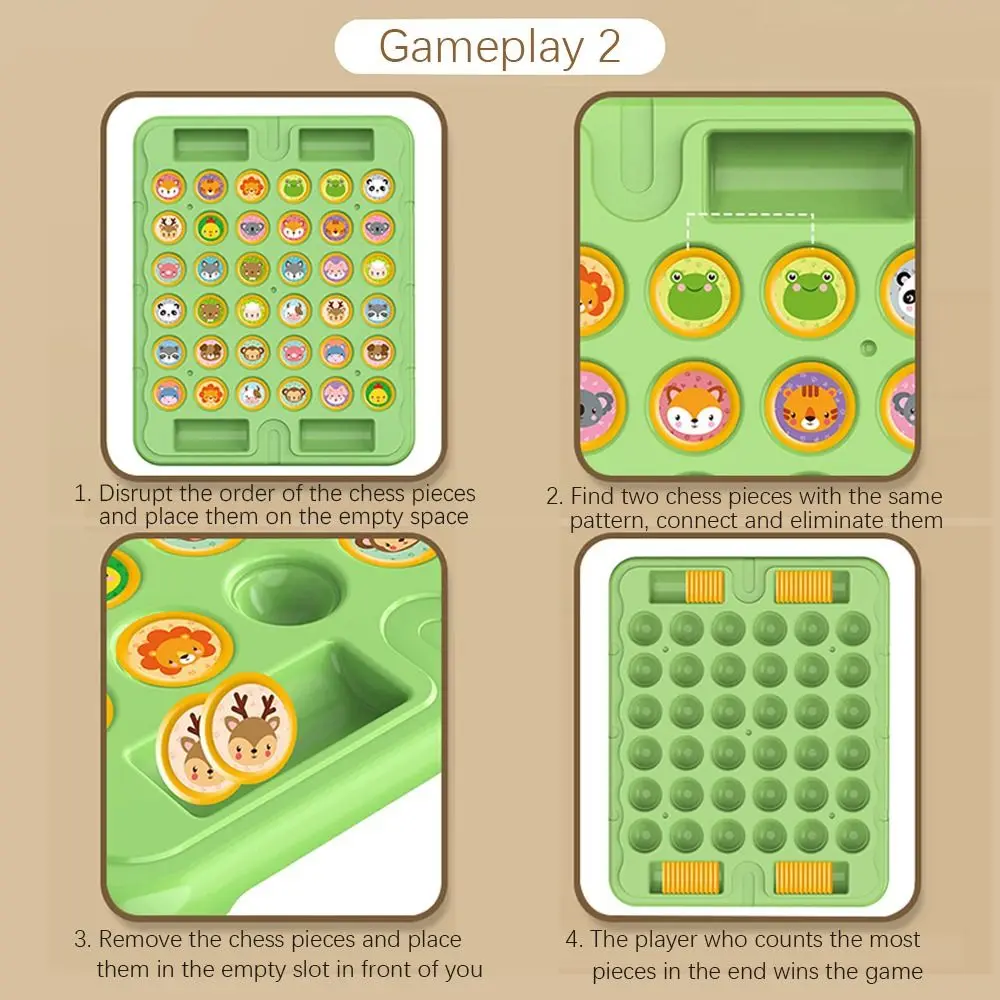 Настольная игра высшего качества с животными/фруктами на память тренировка