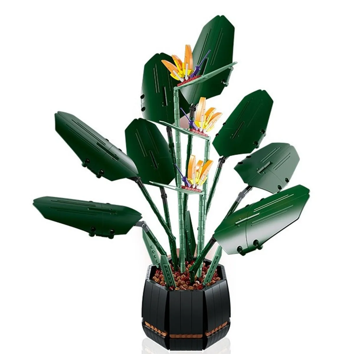 

Creator Bird of Paradise Flowers Bouquets Plants Building Blocks with Vase Home Decoration Model Bricks Toys for Kid Girl Gift
