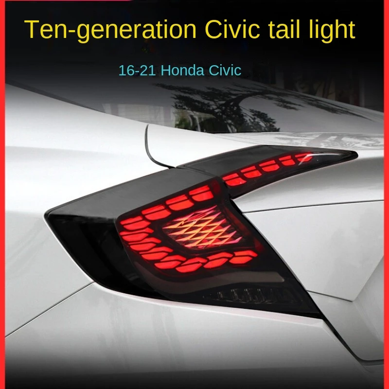 

Подходит для Honda 10 поколения Civic модификация в сборе заднего фонаря, стандартная шкала Дракона Работает, сигнал поворота, тормоз l