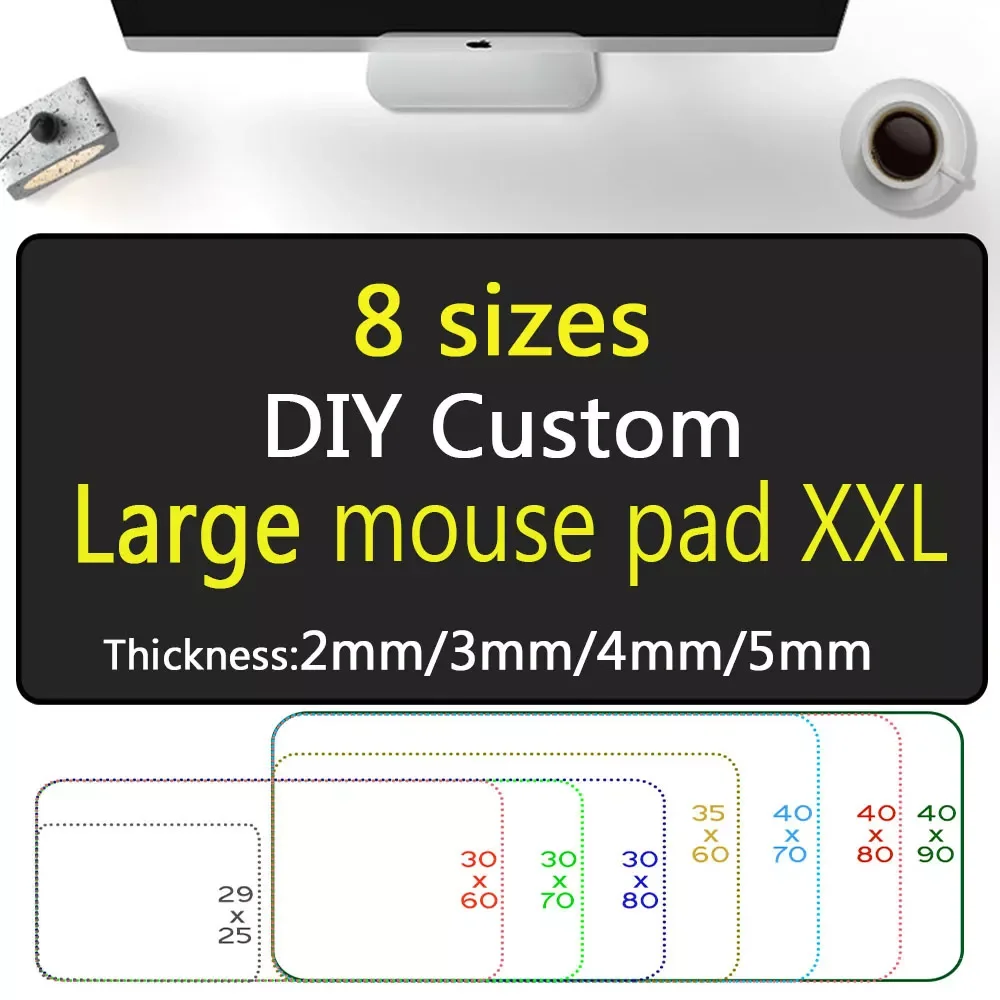 

NEW Large Mouse Pad XXL DIY Custom Mouse Pads Kawaii Mousepad Desk Laptop Pad Big Mat 900X400 Gaming Accessories for computer mo