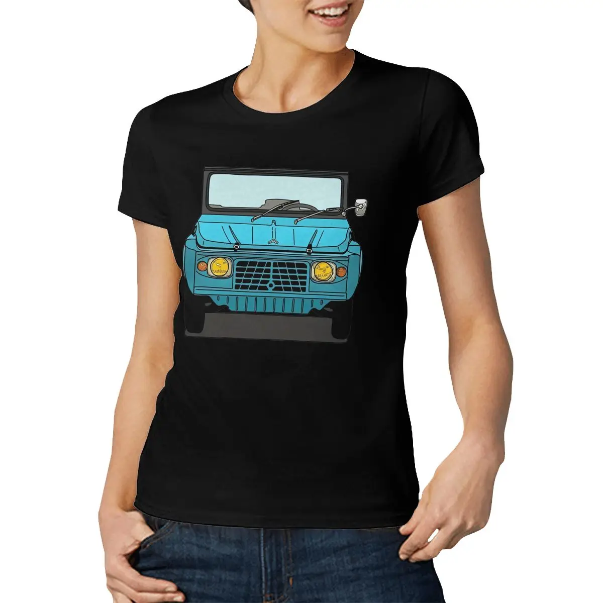 Tributo Citroen Mehari Auto Mito Anni 3 Женская футболка женская рубашка лучшая трендовая
