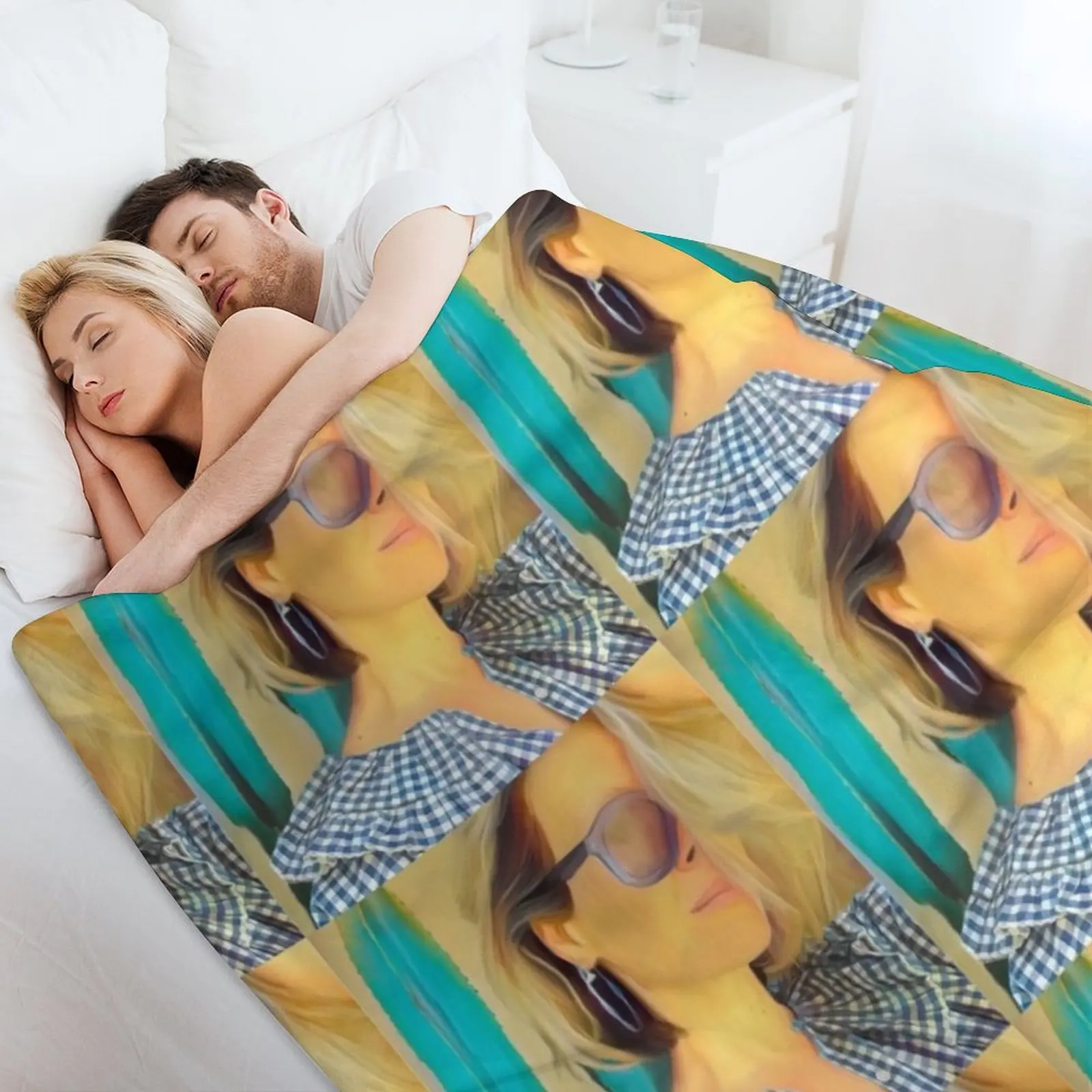 Одеяло с портретом Сары Полсона многофункциональные пляжные одеяла