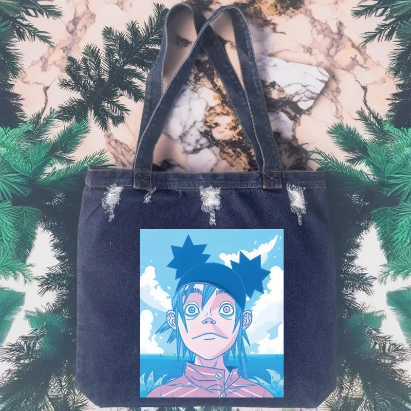 Музыкальная группа Gorillaz PUNK ROCK Музыка Чакахан Лапша Модная женская большая