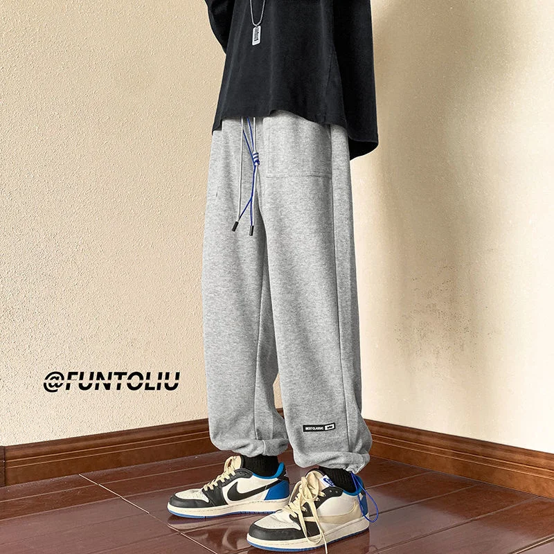 

Мужские спортивные брюки на шнуровке Privathinker, Модные свободные спортивные штаны в стиле хип-хоп, дизайнерские Брендовые повседневные брюки ...