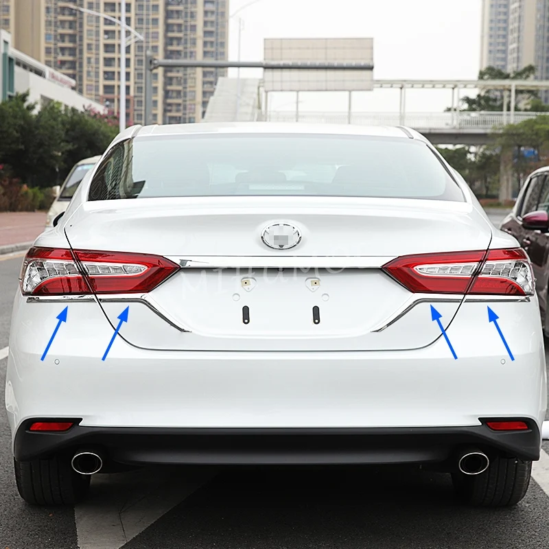 Для 2018 2019 2020 2021 2022 Toyota Camry L/LE/XLE хромированный задний фсветильник ворота багажника
