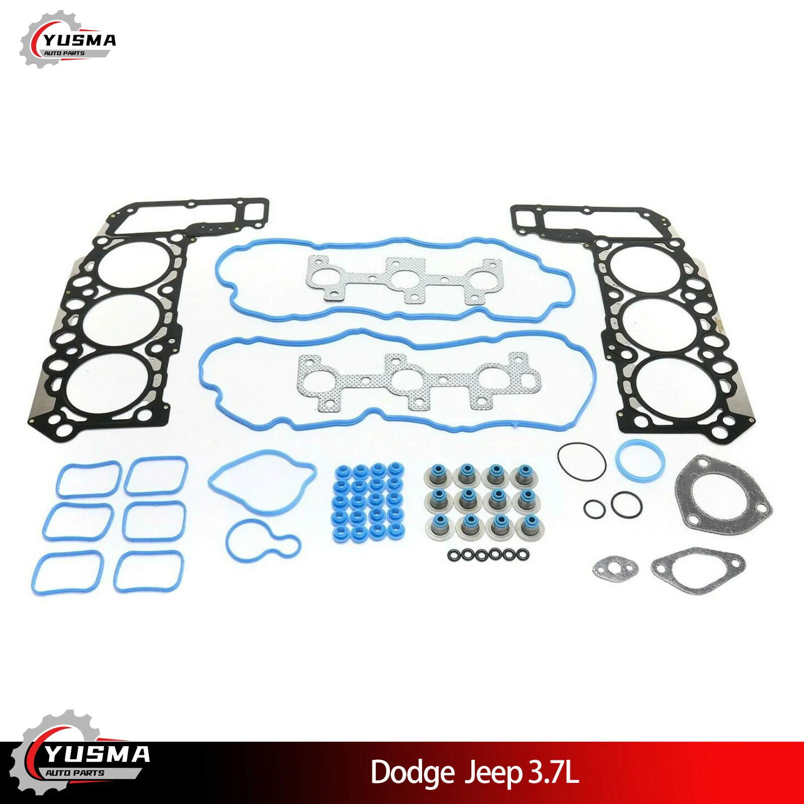 

For Jeep CHEROKEE 3.7 Dodge RAM 1500 Mitsubishi RAIDER Pickup 3.7 Engine 6G83 EKG Overhual Full HEAD Gasket Kit Set HS26229PT1