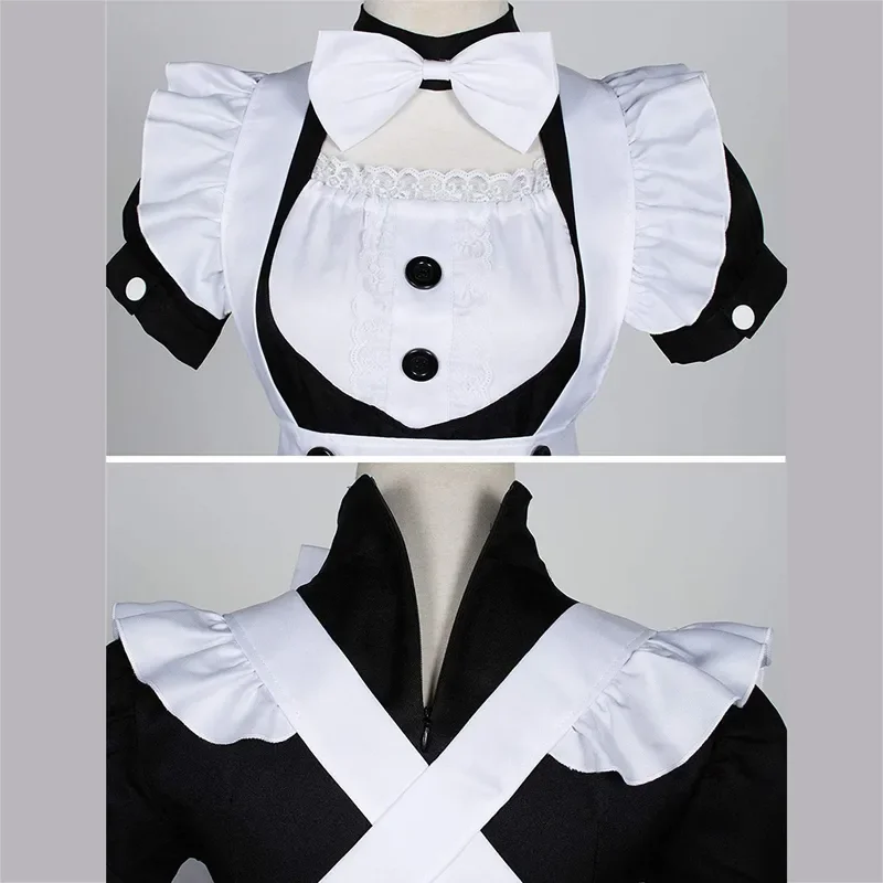 Женское платье милая горничная костюм для косплея анимационное шоу японская