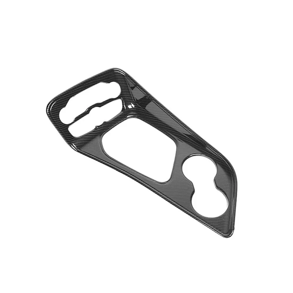 

For Dodge Challenger 2015+ Car Gear Shift Panel Trim Cover Frame Decal Carbon Fiber Car Accessories
