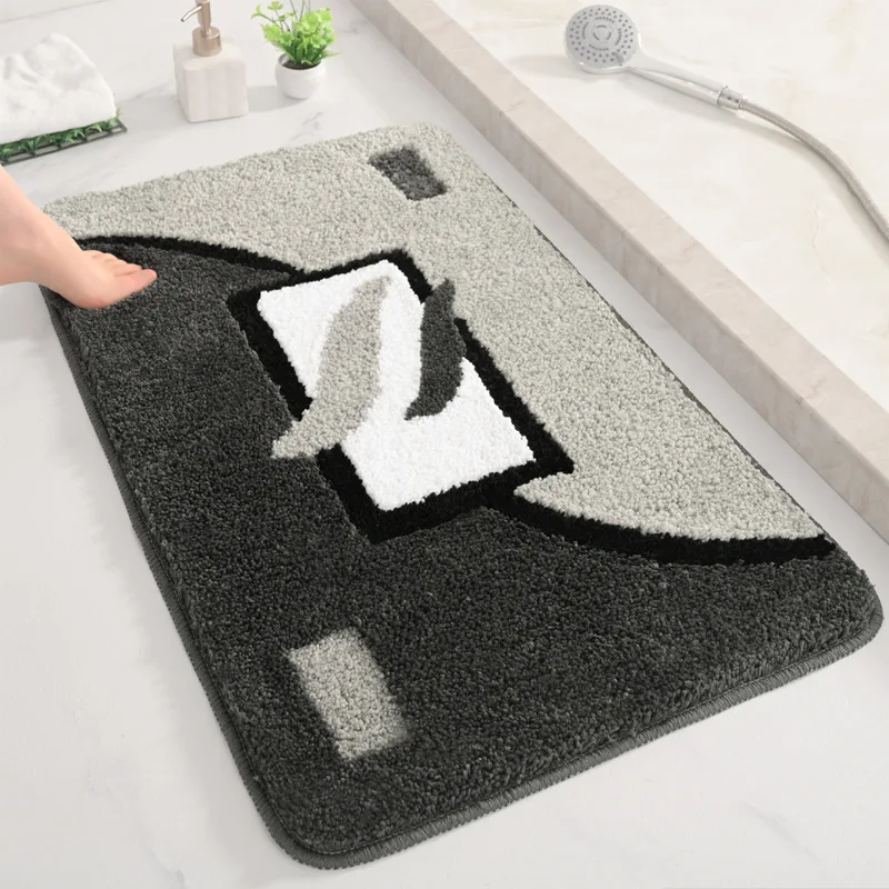 Роскошные ковры для ванной супер впитывающие коврики ног ворсистые Нескользящие