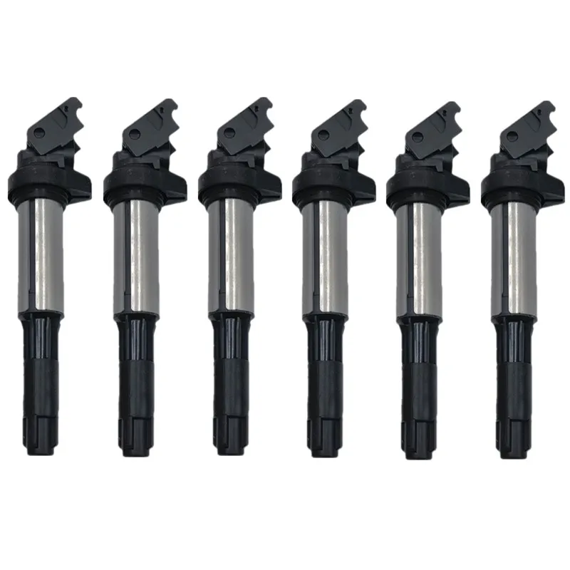 

6PCS Ignition Coil 12131712219 12137551260 For BMW E81 E46 E90 E91 E39 E60 E61 E63 E64 E65 E66 E67 E83 E53 E70 E36 E52