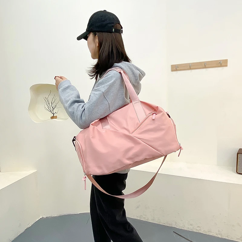 Fitness Gym Women Bag Travel Sports Dry Wet Bag Handbag Waterproof Swimming Shoulder Bags Large Capacity Training Workout Bag