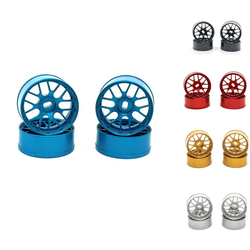 

4Pcs Metal Wheel Rim Wheel Hub For Wltoys 284131 K969 K989 K999 P929 Mini-Z Mini-Q Mini-D 1/28 RC Car Upgrade Parts