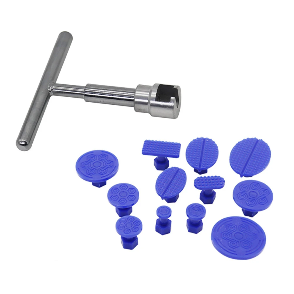 

Т-образный съемник для ремонта вмятин автомобиля с 12 шт. вкладками, набор для ремонта вмятин на присоске, инструмент для удаления вмятин на кузове автомобиля, набор для ремонта листового металла