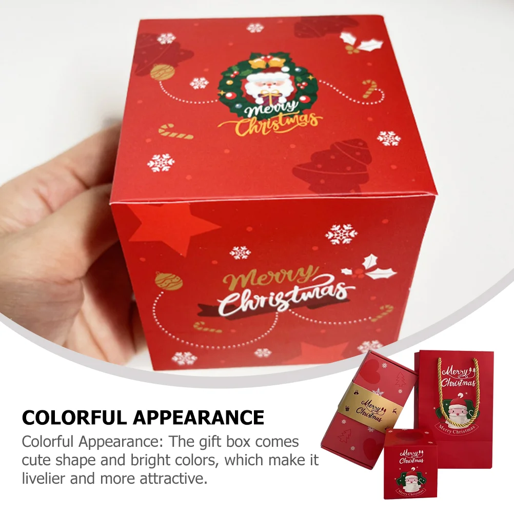 

1 Set of Bouncing Paper Box Christmas Gift Box Birthday Gift Wrapping Explosion Gift Box