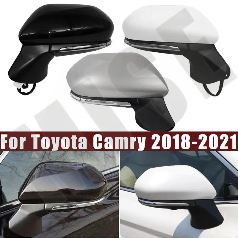 

Car Accessories For Toyota Camry 2018 2019 2020 2021 Left/Right Car Folding Side Rearview Mirror Assembly Reflection Mirror