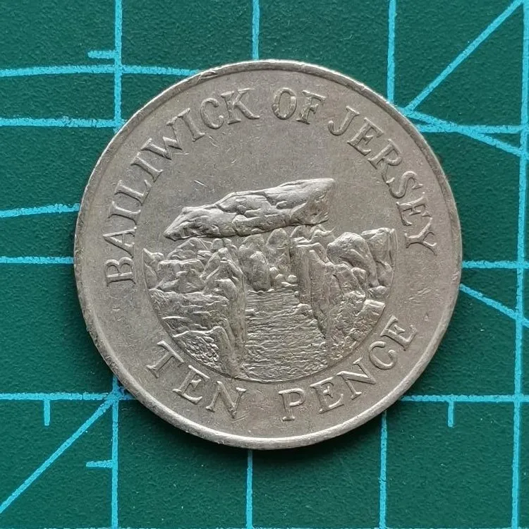 

Британская Джерси 10 P, большая серия, ежегодная Выборочная 100% оригинальная монета