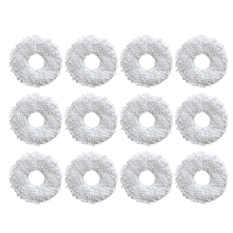 

Promotion!12Pcs For ECOVACS DEEBOT X1 Omni Turbo Robot Vacuum Cleaner Mop Cloth Rotating Cloth Mop Pad Replacement Parts
