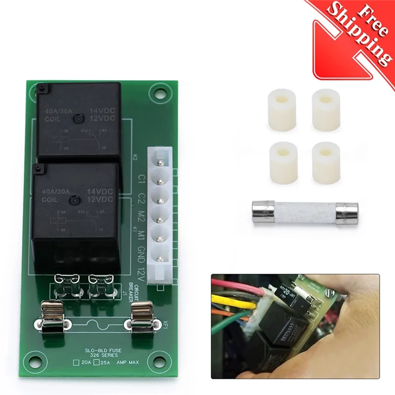 

2Sets 14-1130/140-1130 RV Power Gear Slide Out Relay Control Board for Fleetwood 246063 RV Relay