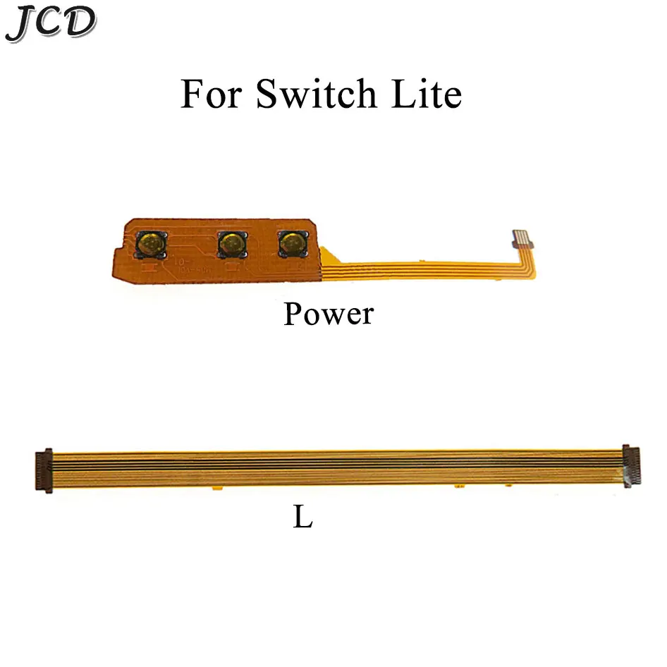 

JCD For Switch Lite On/off Switch Button Ribbon Flex Cable Power Cable Cord For NS Lite Mini L Left Button