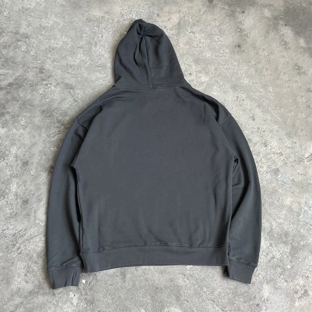 Yao888 Ретро графика с капюшоном мужские топы Свитшот Свободный Повседневный