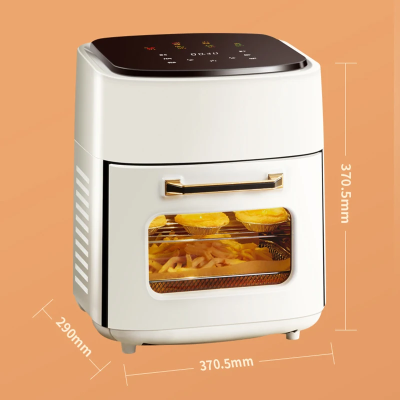 15L Air Fryer, Rotisserie and Convection Oven, Air Fry, Roast, Bake, Dehydrate and Warm, 1400W Electric Oven enlarge