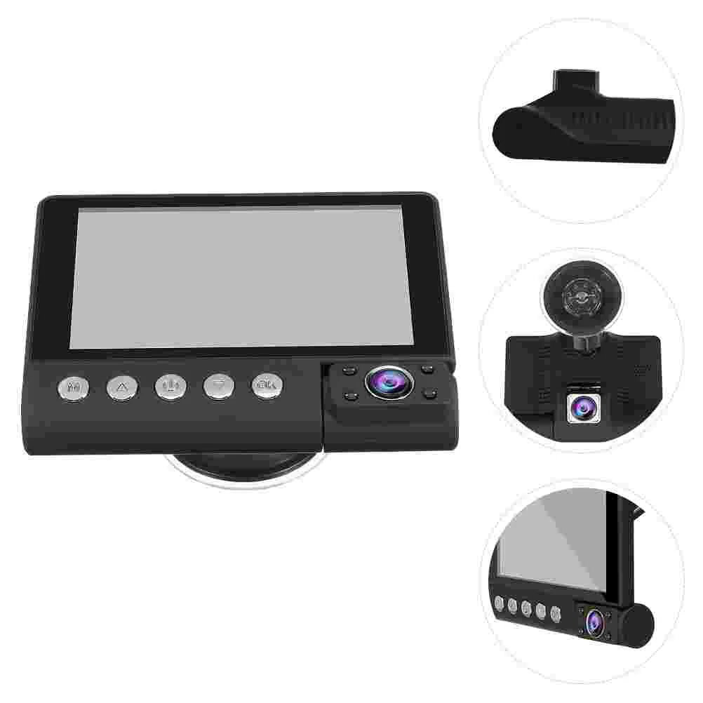 

Driving Recorder Touch Screen Car Camera Dashcam Cars Automatic Abs Front Rear Rearview Mirror
