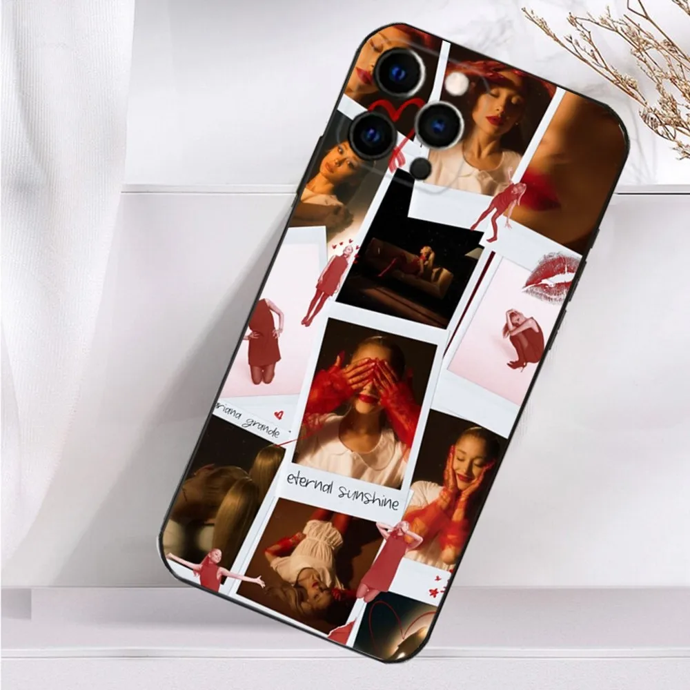 Чехол для телефона A-Ariana Singer G-Grandes iPhone 16 15 14 13 12 11 Plus Pro Max XS XR SE Mini 8 7 мягкий