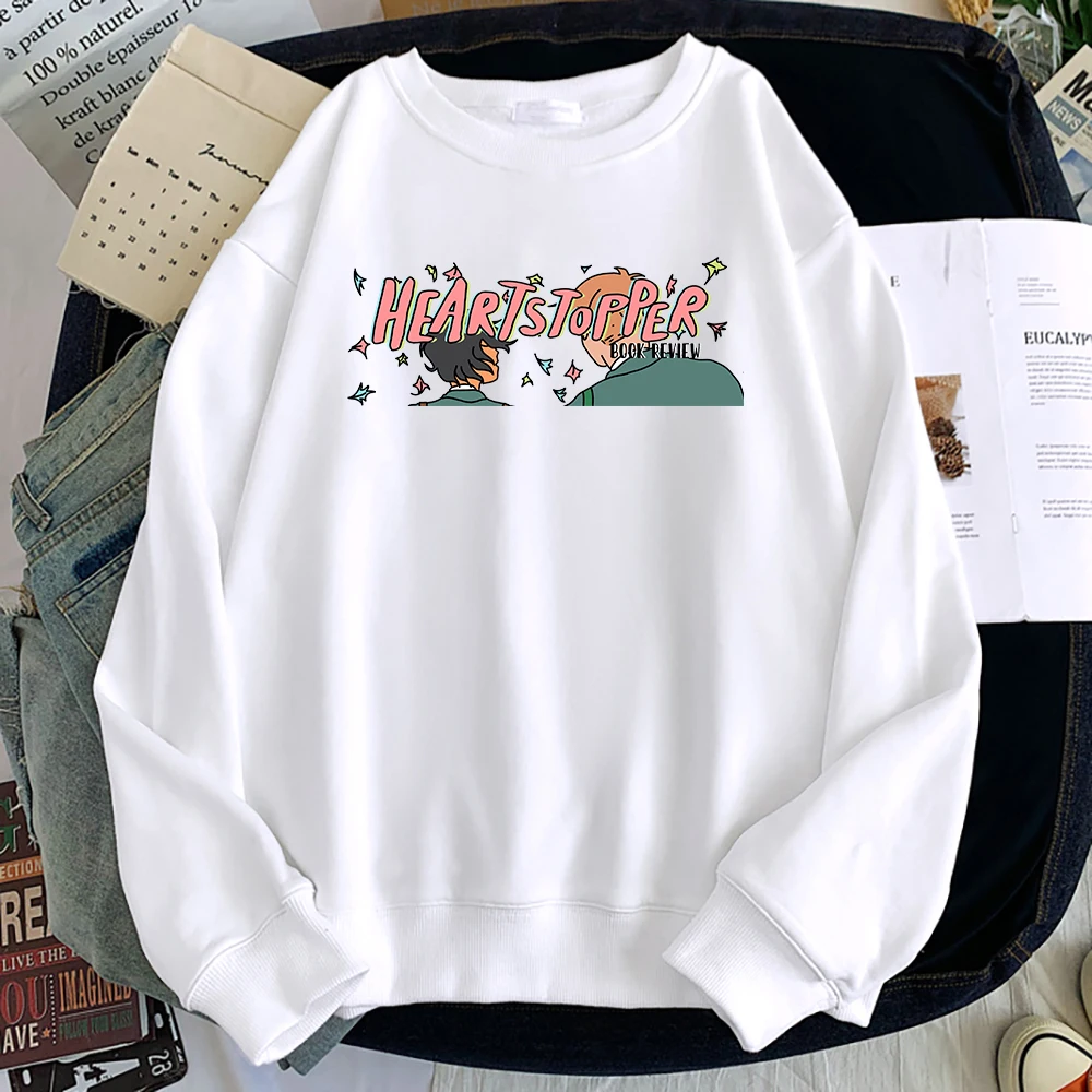 

Anime Cartoon Heartstopper Sweatshirts Male Harajuku Manga Hoodies Autumn Fleece Casual Men Streetwear Loose Fashion Pullovers
