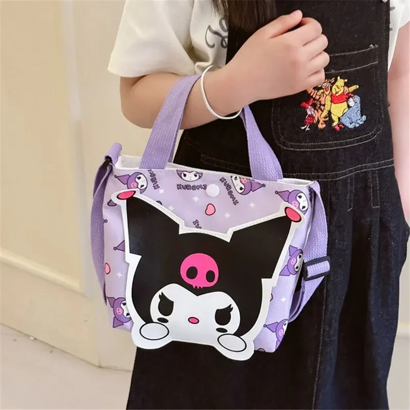 Детская Сумка-мессенджер Sanrio Cinnamoroll Kuromi Kawaii Разноцветная Сумка На Плечо Для Детей