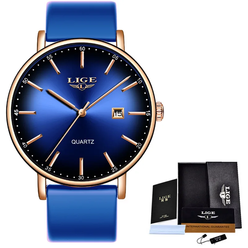 

Women Watches Luxury Brand Ultra-thin Calendar Ladies Dress Quartz Watch Clocks Mesh Stainless Steel Waterproof Reloj Mujer