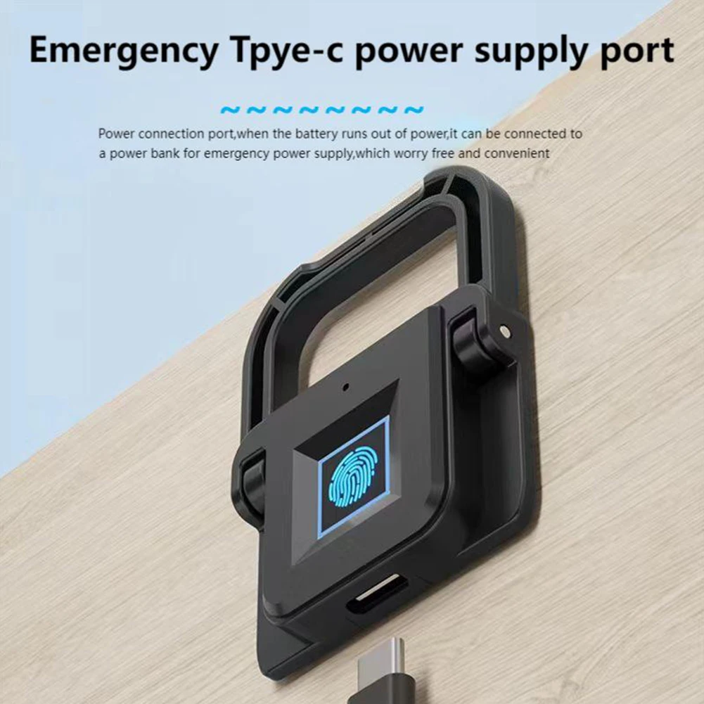 Биометрический замок с отпечатками пальцев черный без ключа умные замки для