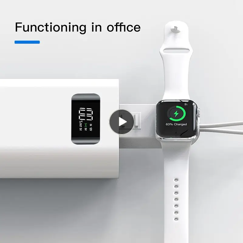 

Portable Magnetic Wireless Charger Charging Cable Compact Design Quick Magnetic Charger 5v-2a Usb Charger 75