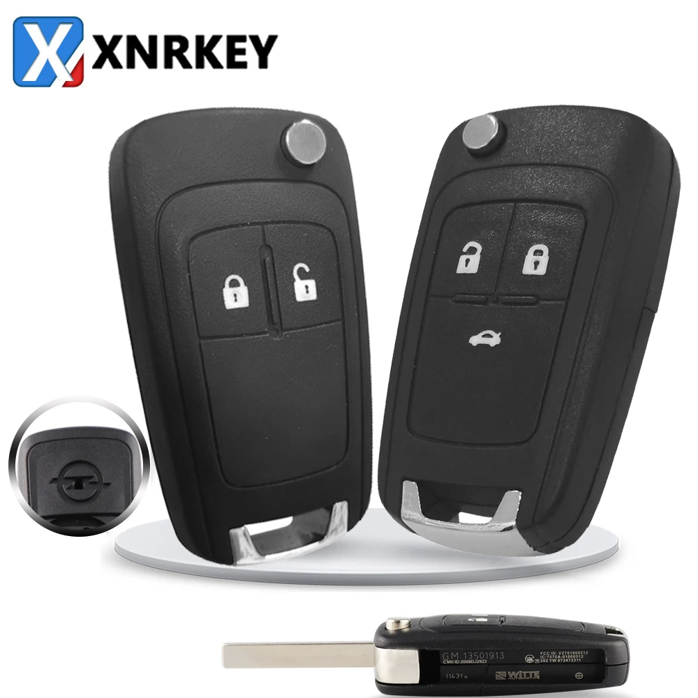 

XNRKEY for Opel Vauxhall Insignia Astra J Zafira C Mokka for Chevrolet Cruze Epica Lova Camaro Impala Car Key Shell Case Cover