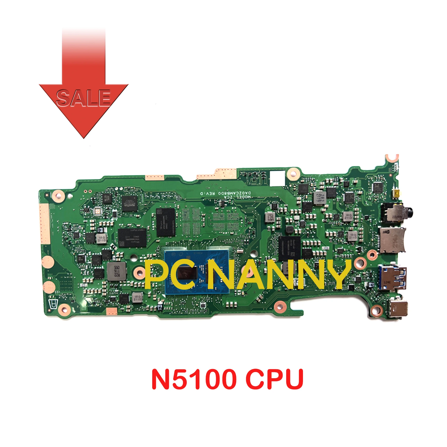 

PCNANNY для ACER Chromebook 14 CP5-471 ноутбук Motheboard DA0ZCAMB8D0 NBABZ110061 N5100