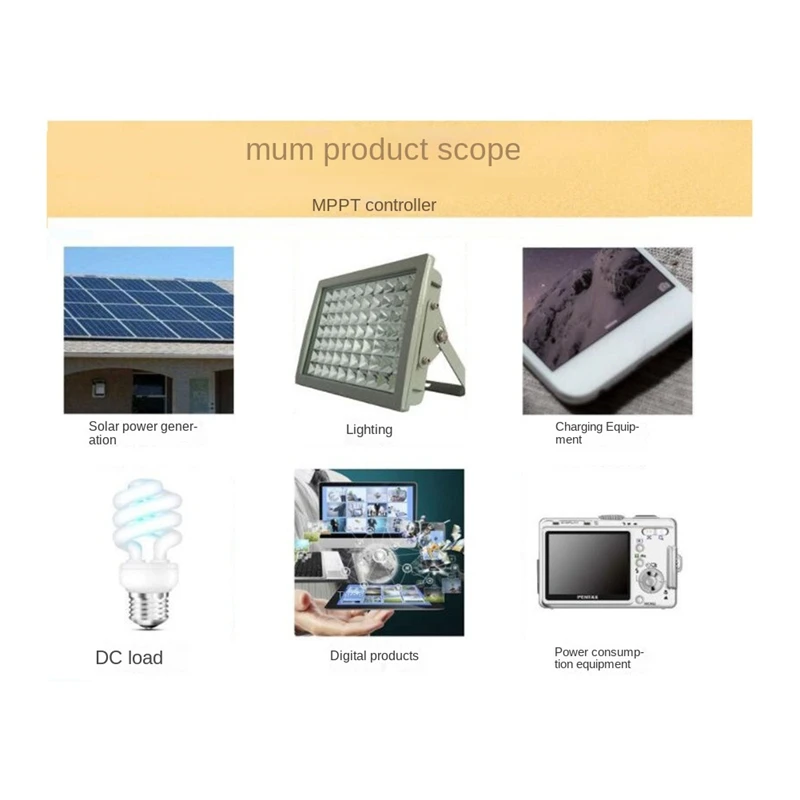 Контроллер солнечной батареи MPPT с двойным USB ЖК-дисплеем 12В 24В автомобильный