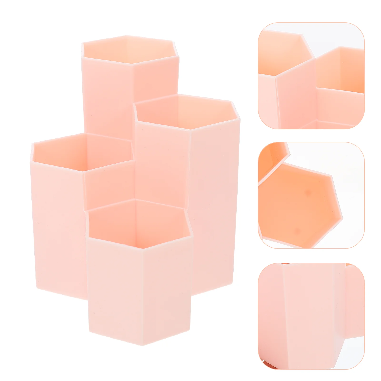 

Holder Pen Cup Makeup Brush Organizer Ceramic Standdesktop Decorative Colored Caddy Supply Office Desk Potstorage