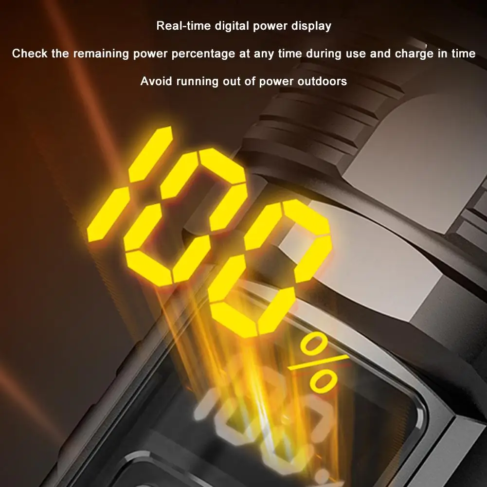 Helles Licht Taschenlampe Ultra Long Range Led Zoom Bright Super Usb Outdoor Aufladung Teleskop L9c2