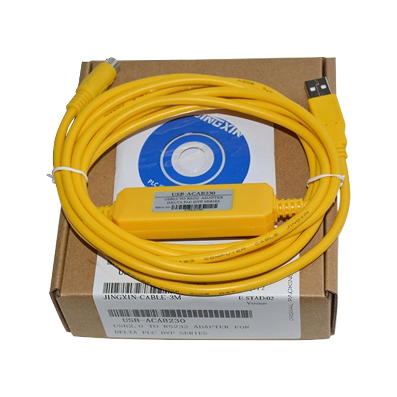 USB-ACAB230 для Delta PLC программируемый кабель для USB-DVP EX EH EC SE SV SS Series, скачать кабель USB-ACAB230 Y3ND