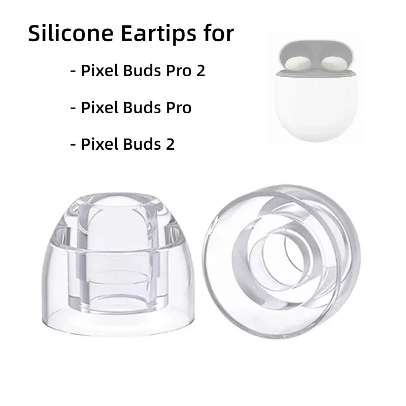 Фото Для Google Pixel Buds Pro 2, жидкие силиконовые насадки для наушников Pixel Buds2, Bluetooth, противоскользящая насадка для ушей, сменная затычка для ушей №1